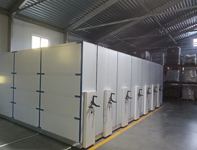 Передвижные скадские стеллажи